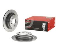 2x Disque de frein plein 08.6917.11 BREMBO pour BMW 5