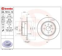 BREMBO 08.7014.10 Disque de frein