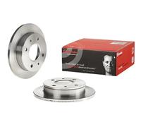 2x Disque de frein plein 08.7811.20 BREMBO pour HYUNDAI ATOS