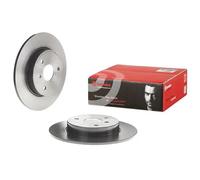 2x Disque de frein plein 08.8163.11 BREMBO pour MITSUBISHI SMART KIA