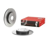 2x Disque de frein plein 08.8163.21 BREMBO pour SMART FORTWO Coupé CITY-COUPE