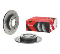 Brembo Disque de frein 0891361X arrière perforé plein 1 pièce