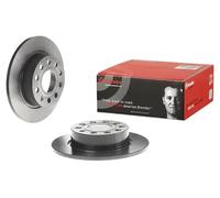2x Disque de frein plein 08.9502.11 BREMBO pour SEAT VW SKODA AUDI