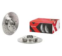 2x Disque de frein plein 08.9512.1X BREMBO pour PEUGEOT CITROËN