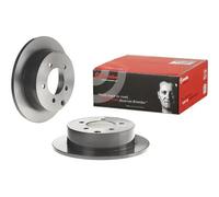2x Disque de frein plein 08.A114.71 BREMBO pour MITSUBISHI LANCER VIII