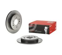 Brembo Disque de frein 08B60221 arrière plein 1 pièce