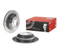 2x Disque de frein plein 08.B605.11 BREMBO pour KIA HYUNDAI