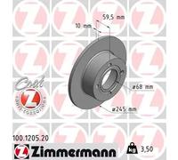 ZIMMERMANN 100.1205.20 Disque de frein