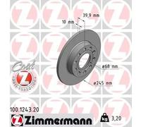 ZIMMERMANN 100.1243.20 Disque de frein