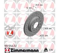 ZIMMERMANN 100.1244.52 Disque de frein
