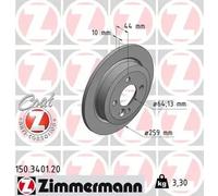 ZIMMERMANN Disque de frein 150.3401.20
