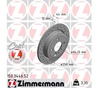 ZIMMERMANN 150.3446.52 Disque de frein