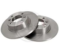 2x Disque de frein plein 15959 A.B.S. pour RENAULT ESPACE I ESPACE II 18 25