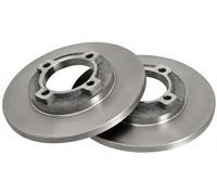 2x Disque de frein plein 16017 A.B.S. pour MAZDA KIA