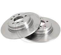 2x Disque de frein plein 16103 A.B.S. pour BMW 7 8