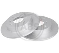 2x Disque de frein plein 16104 A.B.S. pour NISSAN ALMERA II Hatchback ALMERA II