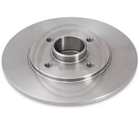 2x Disque de frein plein 16151 A.B.S. pour RENAULT 19 I Chamade 19 I MEGANE I
