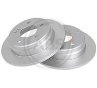 2x Disque de frein plein 16180 A.B.S. pour MERCEDES-BENZ CLASSE C
