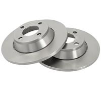 2x Disque de frein plein 16201 A.B.S. pour AUDI 80 B4 A trois volumes