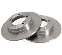 ABS All Brake Systems Disque de frein plein 16207 pour Mitsubishi Eclipse I 2x