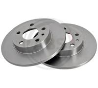2x Disque de frein plein 16313 A.B.S. pour ALFA ROMEO GTV SPIDER
