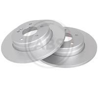 2x Disque de frein plein 16571 A.B.S. pour MERCEDES-BENZ CLASSE E T-Model