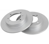 2x Disque de frein plein 16591 A.B.S. pour MITSUBISHI VOLVO PROTON