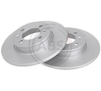 ABS All Brake Systems Disque de frein arrière 16609 plein pour MG MGF MG TF 2x