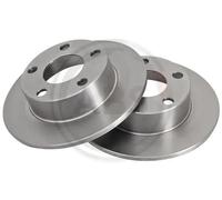 A.B.S. Disques de frein 17056 pleins Ø245 mm 10 mm pour Audi A6 C5 Avant 2x