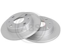 2x Disque de frein plein 17075 A.B.S. pour DAIHATSU MITSUBISHI