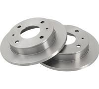 2x Disque de frein plein 17209 A.B.S. pour HYUNDAI ATOS