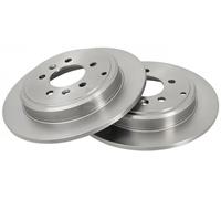 2x Disque de frein plein 17343 A.B.S. pour PEUGEOT 607