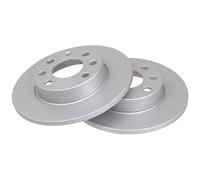 2x Disque de frein plein 17352 A.B.S. pour OPEL CORSA C