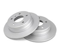 2x Disque de frein plein 17366 A.B.S. pour MERCEDES-BENZ CLASSE A VANEO