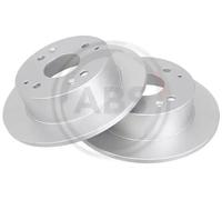 2x Disque de frein plein 17378 A.B.S. pour HONDA ACCORD VI ACCORD VI Hatchback