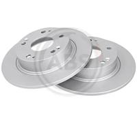 2x Disque de frein plein 17465 A.B.S. pour HONDA ACCORD VII