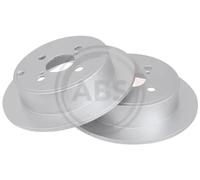 2x Disque de frein plein 17517 A.B.S. pour TOYOTA COROLLA A trois volumes