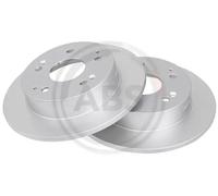 2x Disque de frein plein 17561 A.B.S. pour HONDA CIVIC VII Hatchback
