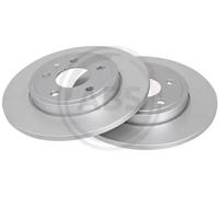 2x Disque de frein plein 17627 A.B.S. pour AUDI SEAT
