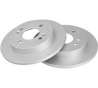 ABS All Brake Systems Disque de frein 17656 A.B.S. plein 2x pour HYUNDAI KIA