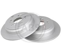 2x Disque de frein plein 17664 A.B.S. pour HONDA CR-V II CR-V III CR-V IV