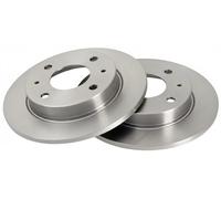 2x Disque de frein plein 17671 A.B.S. pour SMART MITSUBISHI