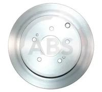 2x A.B.S. Coated Disque de frein Arrière pour MITSUBISHI L 200 / Triton Pick-up