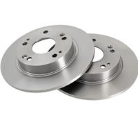 2x Disque de frein plein 17798 A.B.S. pour HONDA CIVIC VIII A trois volumes