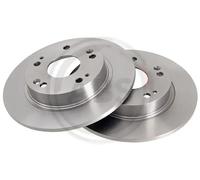 2x Disque de frein plein 17798 A.B.S. pour HONDA CIVIC VIII Hatchback