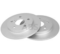 2x Disque de frein plein 17831 A.B.S. pour TOYOTA COROLLA A trois volumes AURIS