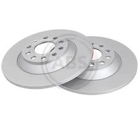 2x Disque de frein plein 17863 A.B.S. pour AUDI A6 Allroad C6