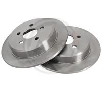 2x Disque de frein plein 17953 A.B.S. pour CHRYSLER DODGE