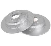 2x Disque de frein plein 17975 A.B.S. pour HONDA ACCORD VIII Break ACCORD VIII