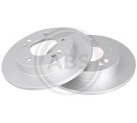 2x Disque de frein plein 18047 A.B.S. pour HYUNDAI KIA